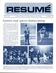 Résumé, October, 1971, Volume 03, Issue 01