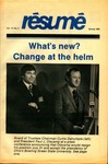 Résumé, Spring, 1982, Volume 13, Issue 03 by Alumni Association, WWU