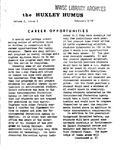 Huxley Humus, 1972, Volume 02, Issue 02 by Shirley Weston and Huxley College of the Environment, Western Washington University