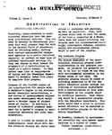 Huxley Humus, 1972, Volume 02, Issue 05 by Shirley Weston and Huxley College of the Environment, Western Washington University