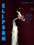 Klipsun Magazine, 1986, Volume 17, Issue 07 - September