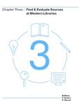 Chapter 03 - Find & Evaluate Information Sources at Western Libraries by Peter A. Smith and Rebecca M. Marrall